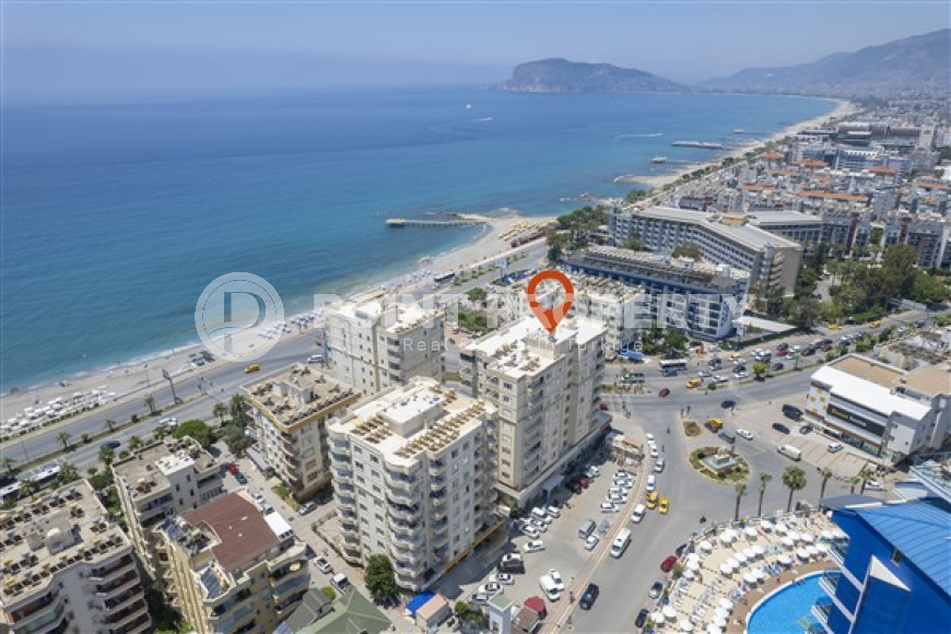 Готовая к проживанию, трехкомнатная квартира, 120м², на первой береговой линии в районе Тосмур, Алания-id-2131-фото-7