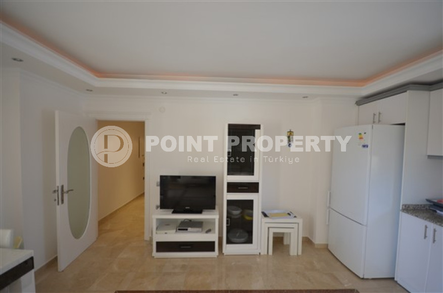 Готовая к проживанию, трехкомнатная квартира, 120м², на первой береговой линии в районе Тосмур, Алания-id-2131-фото-12