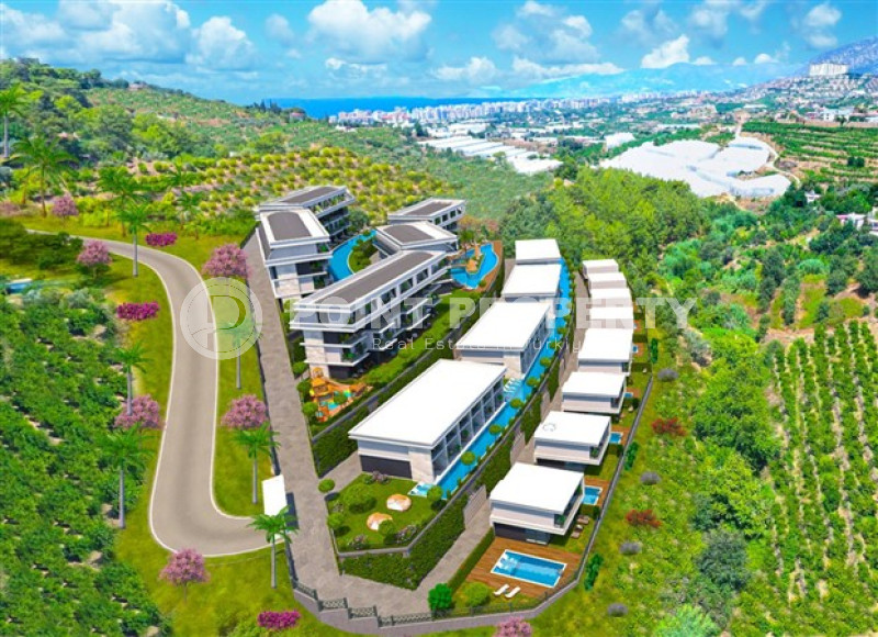 Three-room duplex with access to the garden, 85m², in a luxury residence under construction in Kargicak-id-2133-photo-23