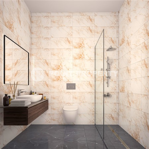 Three-room duplex with access to the garden, 85m², in a luxury residence under construction in Kargicak-id-2133-photo-32