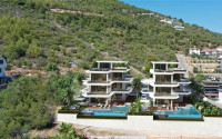 Elite three-story villas 5+2, 615 m², with infrastructure at developer prices in the Alanya - Bektas region.-id-2135-photo-2