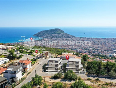 Элитные трехэтажные виллы 5+2, 615м², с инфраструктурой по ценам застройщика в районе Алании – Бекташ.-id-2135-фото-3