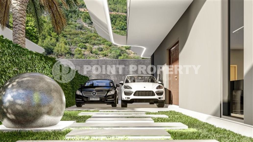 Элитные трехэтажные виллы 5+2, 615м², с инфраструктурой по ценам застройщика в районе Алании – Бекташ.-id-2135-фото-5