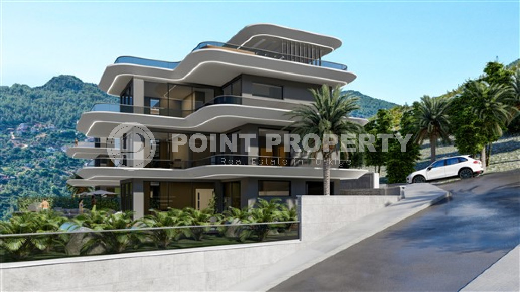 Элитные трехэтажные виллы 5+2, 615м², с инфраструктурой по ценам застройщика в районе Алании – Бекташ.-id-2135-фото-6