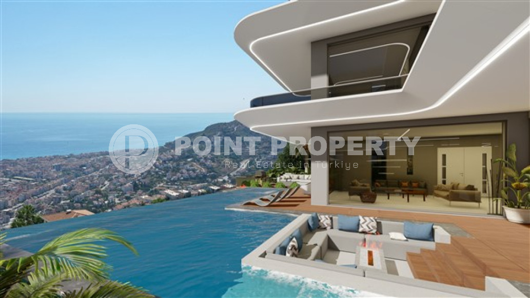 Элитные трехэтажные виллы 5+2, 615м², с инфраструктурой по ценам застройщика в районе Алании – Бекташ.-id-2135-фото-8