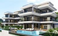 Elite three-story villas 5+2, 615 m², with infrastructure at developer prices in the Alanya - Bektas region.-id-2135-photo-10