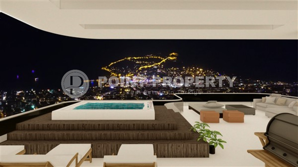 Элитные трехэтажные виллы 5+2, 615м², с инфраструктурой по ценам застройщика в районе Алании – Бекташ.-id-2135-фото-12