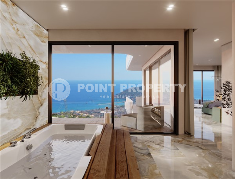 Элитные трехэтажные виллы 5+2, 615м², с инфраструктурой по ценам застройщика в районе Алании – Бекташ.-id-2135-фото-21