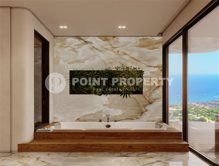 Элитные трехэтажные виллы 5+2, 615м², с инфраструктурой по ценам застройщика в районе Алании – Бекташ.-id-2135-фото-22