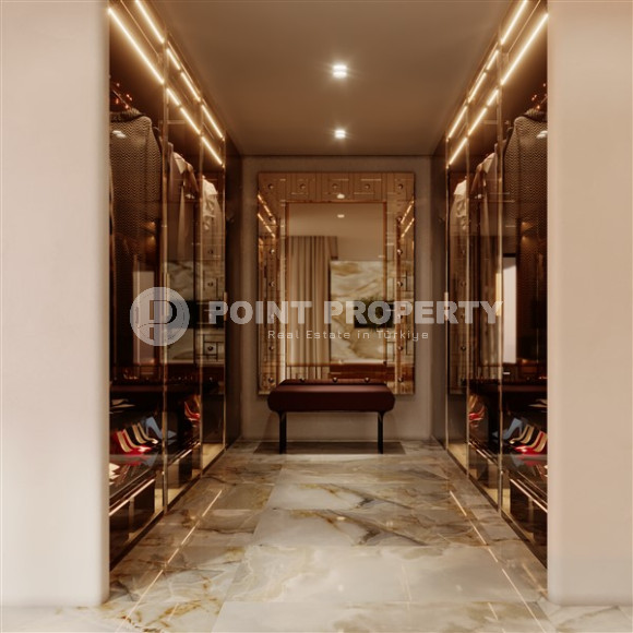 Элитные трехэтажные виллы 5+2, 615м², с инфраструктурой по ценам застройщика в районе Алании – Бекташ.-id-2135-фото-24