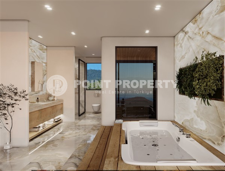 Элитные трехэтажные виллы 5+2, 615м², с инфраструктурой по ценам застройщика в районе Алании – Бекташ.-id-2135-фото-25