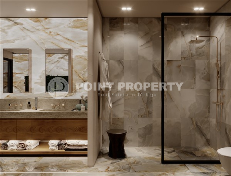 Элитные трехэтажные виллы 5+2, 615м², с инфраструктурой по ценам застройщика в районе Алании – Бекташ.-id-2135-фото-27