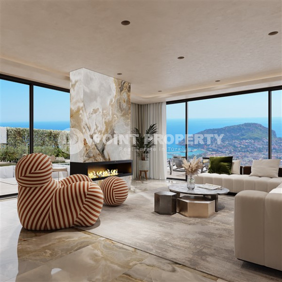 Элитные трехэтажные виллы 5+2, 615м², с инфраструктурой по ценам застройщика в районе Алании – Бекташ.-id-2135-фото-34