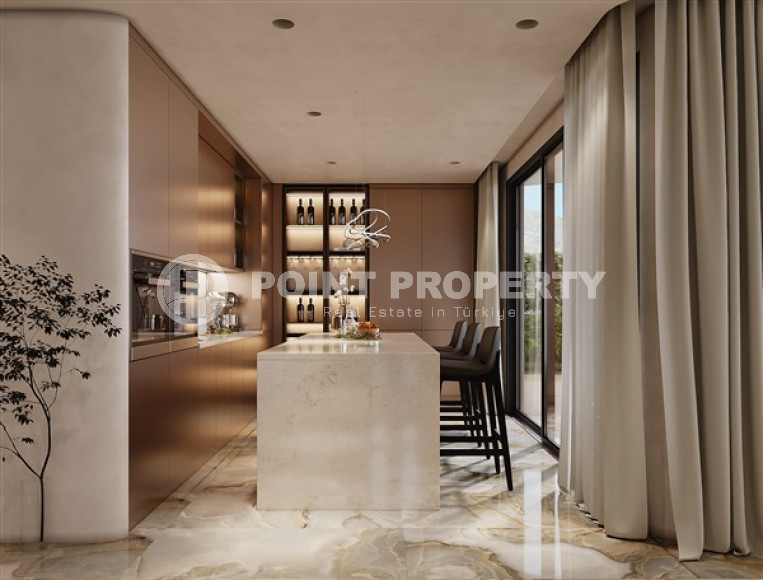 Элитные трехэтажные виллы 5+2, 615м², с инфраструктурой по ценам застройщика в районе Алании – Бекташ.-id-2135-фото-38