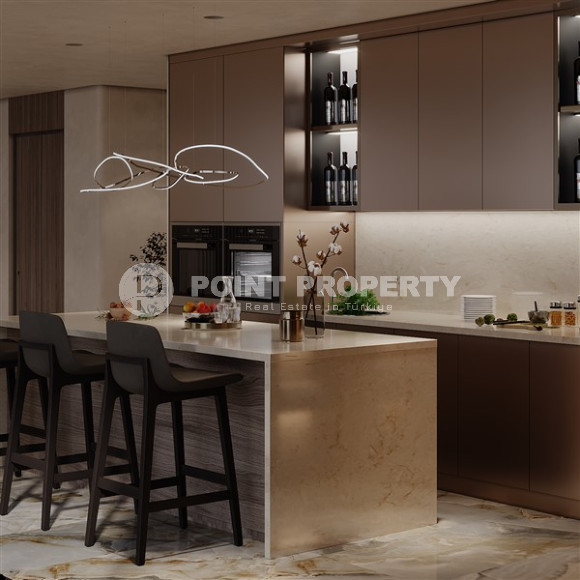 Элитные трехэтажные виллы 5+2, 615м², с инфраструктурой по ценам застройщика в районе Алании – Бекташ.-id-2135-фото-40