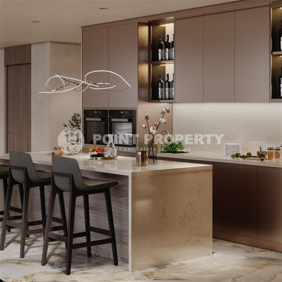 Элитные трехэтажные виллы 5+2, 615м², с инфраструктурой по ценам застройщика в районе Алании – Бекташ.-id-2135-фото-41