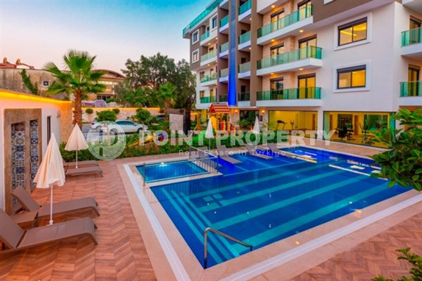 Two bedroom apartment, 115m², with separate kitchen in a new residence in Alanya - Oba-id-2136-photo-26