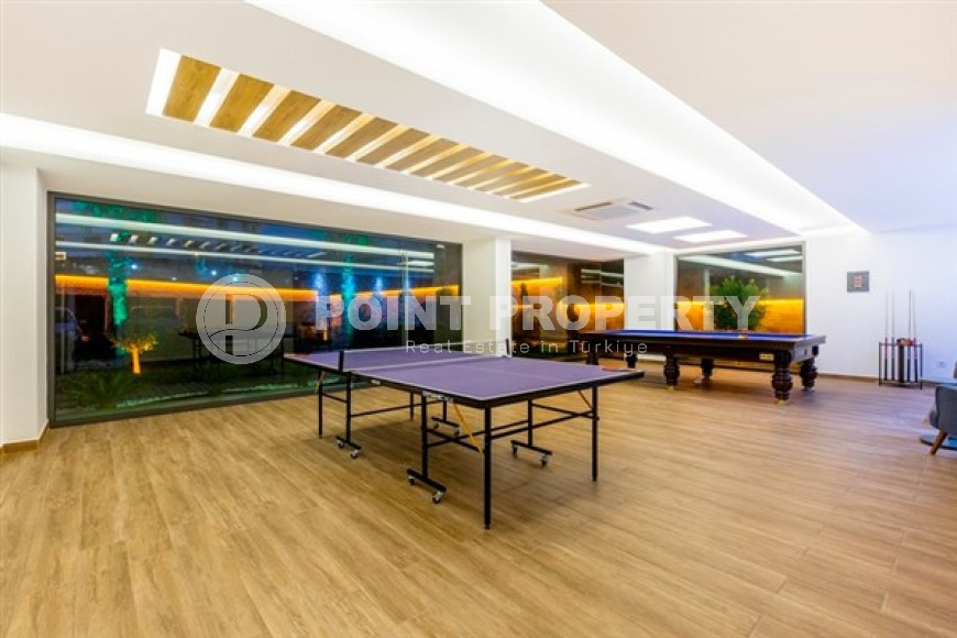 Two bedroom apartment, 115m², with separate kitchen in a new residence in Alanya - Oba-id-2136-photo-32