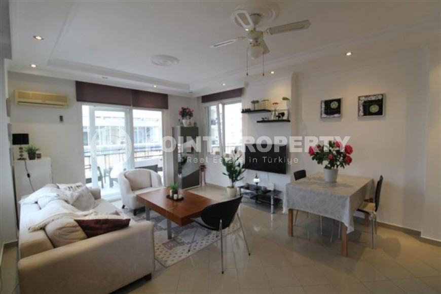 Готовая к проживанию, квартира с двумя спальнями, 120м², в районе Алании Тосмур-id-2138-фото-3