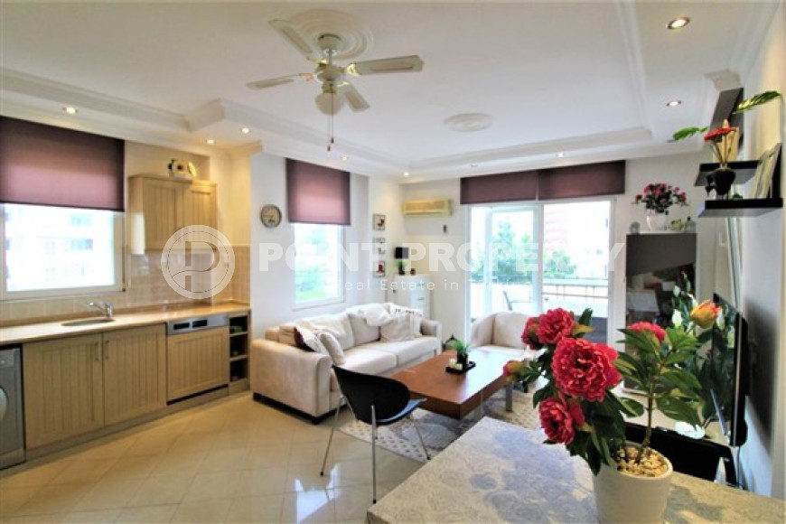 Готовая к проживанию, квартира с двумя спальнями, 120м², в районе Алании Тосмур-id-2138-фото-4