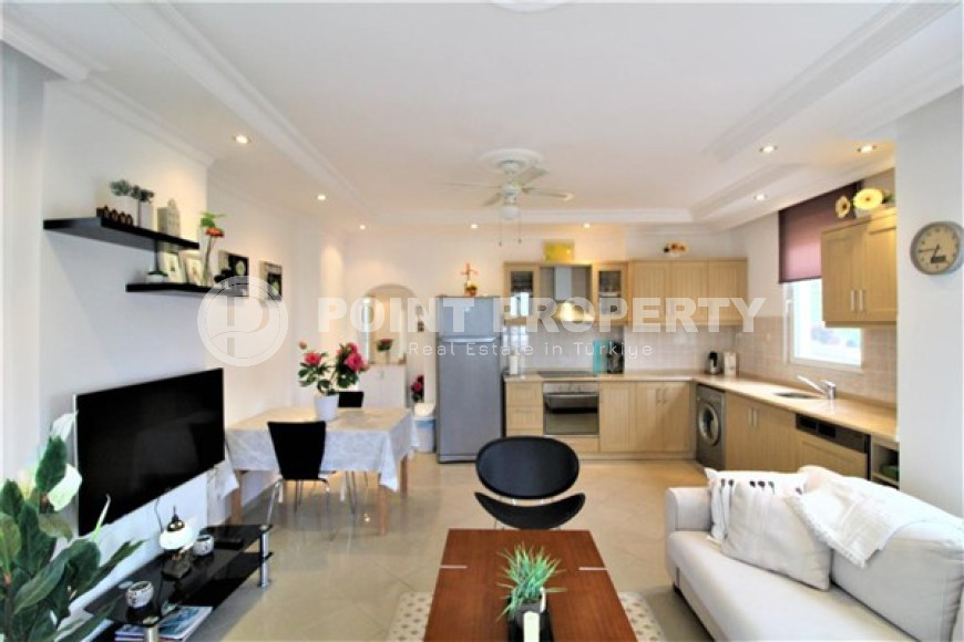 Готовая к проживанию, квартира с двумя спальнями, 120м², в районе Алании Тосмур-id-2138-фото-8