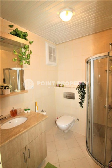 Готовая к проживанию, квартира с двумя спальнями, 120м², в районе Алании Тосмур-id-2138-фото-18