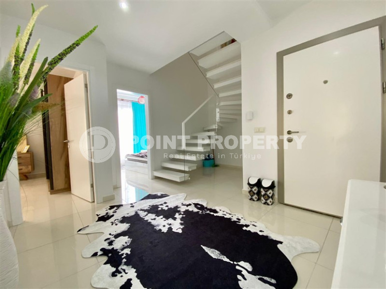 Шикарный дуплекс планировкой 3+1 в элитном жилом комплексе в престижном районе Аланьи Кестель в 450 м от моря-id-1170-фото-9