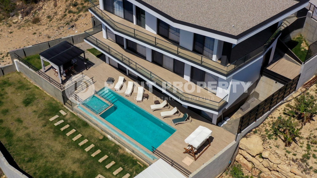 Фешенебельная вилла 6+2, 375м², с потрясающими видами и инфраструктурой в районе Алании – Инжекум-id-2142-фото-29