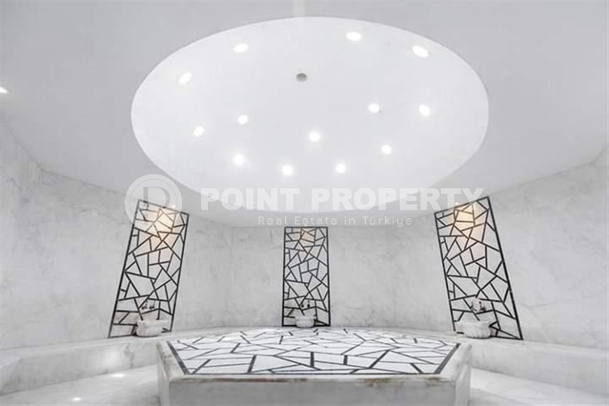 Шикарный дуплекс планировкой 3+1 в элитном жилом комплексе в престижном районе Аланьи Кестель в 450 м от моря-id-1170-фото-26