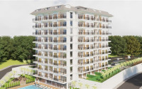 Квартира с одной спальней, 51м², в комплексе на окончательном этапе строительства в Авсалларе, Аланья-id-2147-фото-2