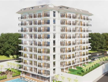 One bedroom apartment, 51m², in a complex in the final stage of construction in Avsallar, Alanya-id-2147-photo-2