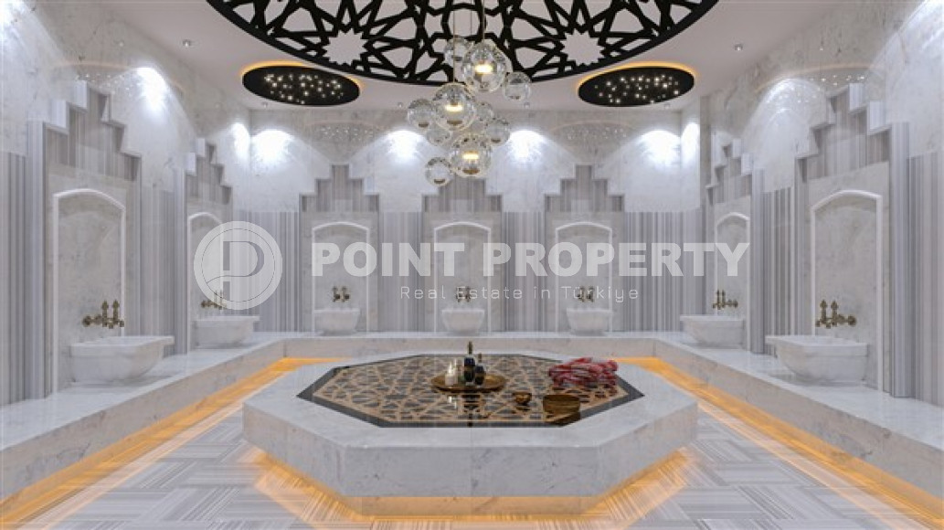 New one-bedroom apartment, 50m², in an elite complex 900m from the sea in Avsallar-id-2149-photo-20