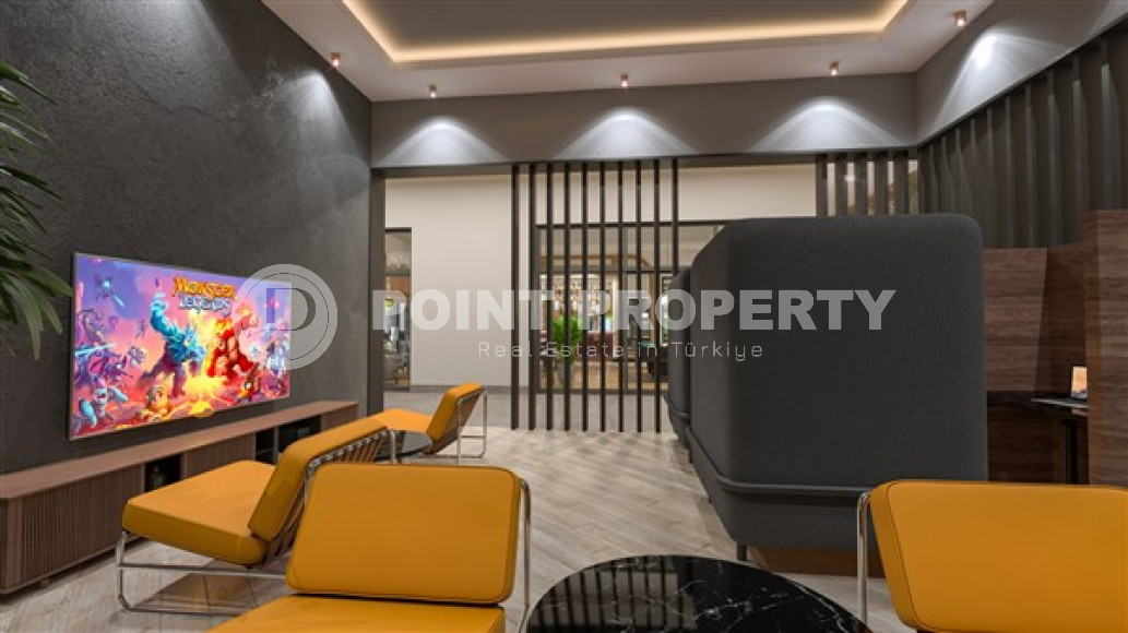 New one-bedroom apartment, 50m², in an elite complex 900m from the sea in Avsallar-id-2149-photo-21