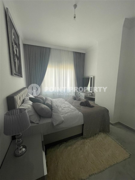 Furnished one bedroom apartment, 60m² in a new complex in Oba, Alanya-id-2151-photo-8