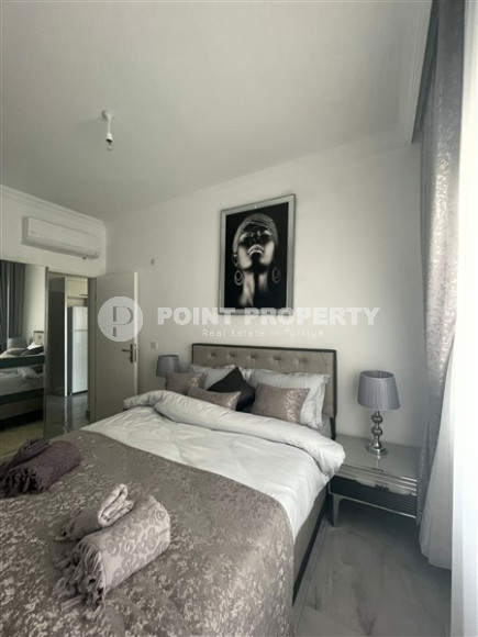 Furnished one bedroom apartment, 60m² in a new complex in Oba, Alanya-id-2151-photo-9