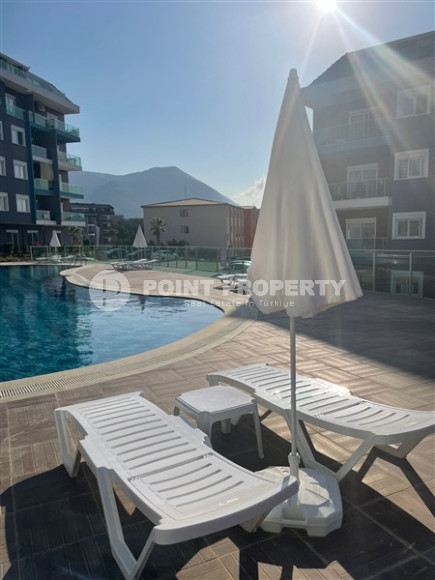 Furnished one bedroom apartment, 60m² in a new complex in Oba, Alanya-id-2151-photo-19
