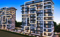 Квартиры, 45-205м², в комплексе на начальном этапе строительства в Махмутларе, Алания, в 200м от моря-id-2153-фото-1