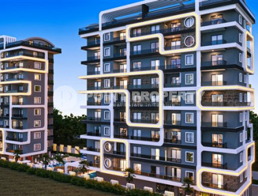 Apartments, 45-205m², in a complex at the initial stage of construction in Mahmutlar, Alanya, 200m from the sea-id-2153-photo-1