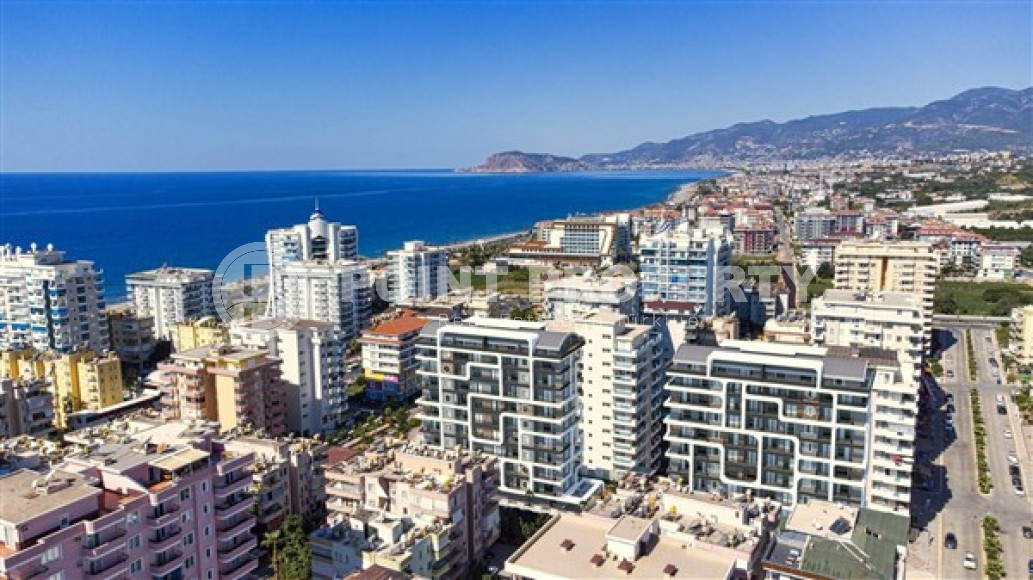 Квартиры, 45-205м², в комплексе на начальном этапе строительства в Махмутларе, Алания, в 200м от моря-id-2153-фото-3