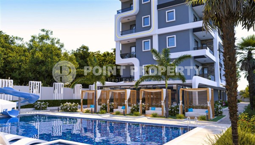 Квартиры, 45-205м², в комплексе на начальном этапе строительства в Махмутларе, Алания, в 200м от моря-id-2153-фото-4