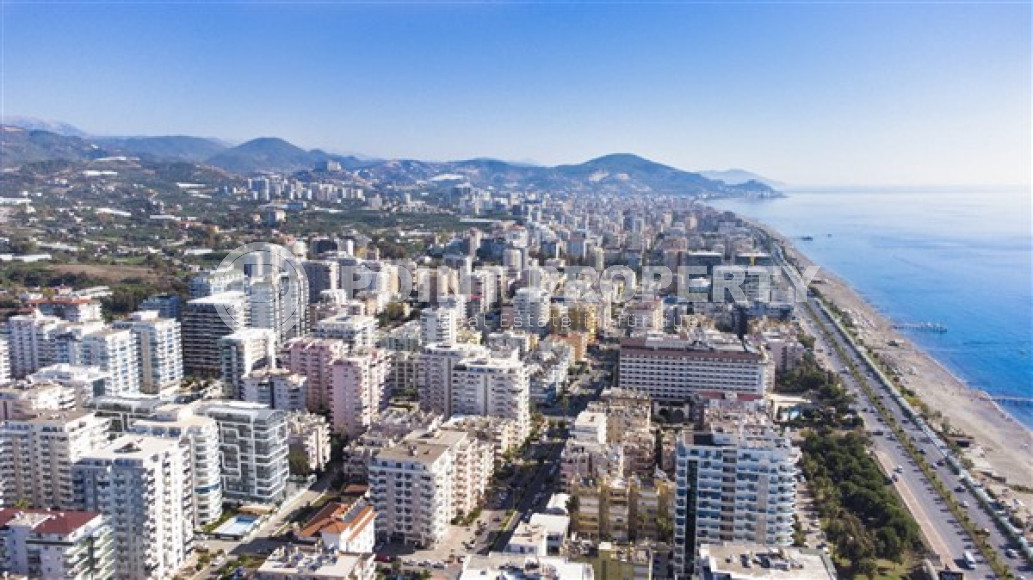 Квартиры, 45-205м², в комплексе на начальном этапе строительства в Махмутларе, Алания, в 200м от моря-id-2153-фото-7