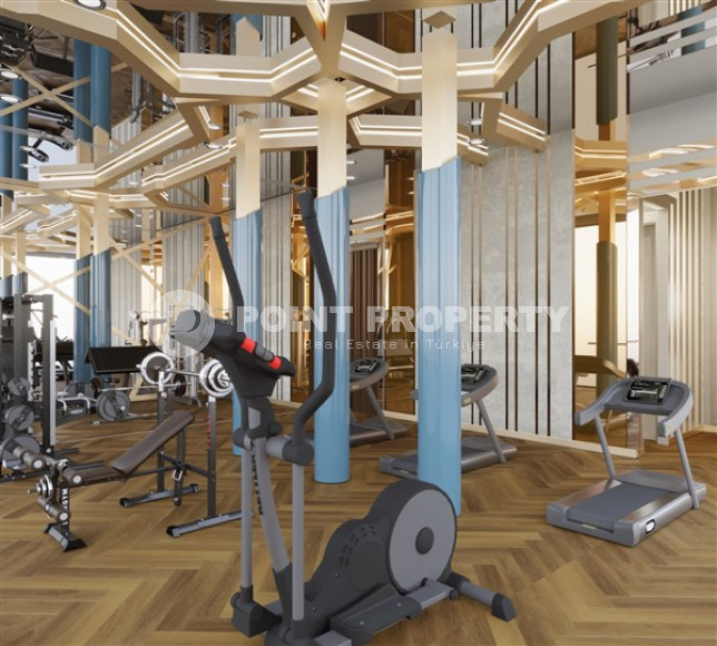 Квартиры, 45-205м², в комплексе на начальном этапе строительства в Махмутларе, Алания, в 200м от моря-id-2153-фото-11