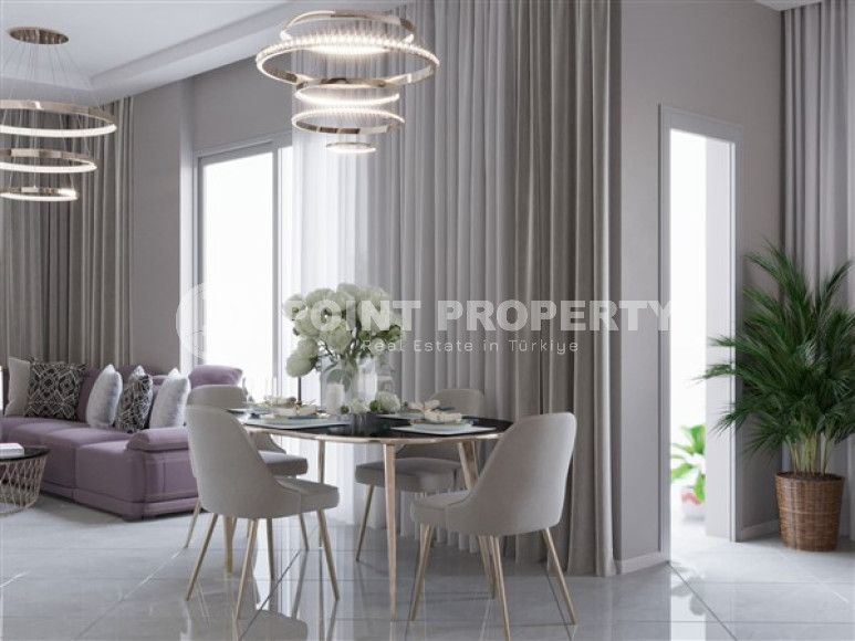 Квартиры, 45-205м², в комплексе на начальном этапе строительства в Махмутларе, Алания, в 200м от моря-id-2153-фото-30