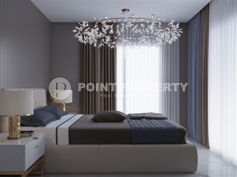 Квартиры, 45-205м², в комплексе на начальном этапе строительства в Махмутларе, Алания, в 200м от моря-id-2153-фото-33