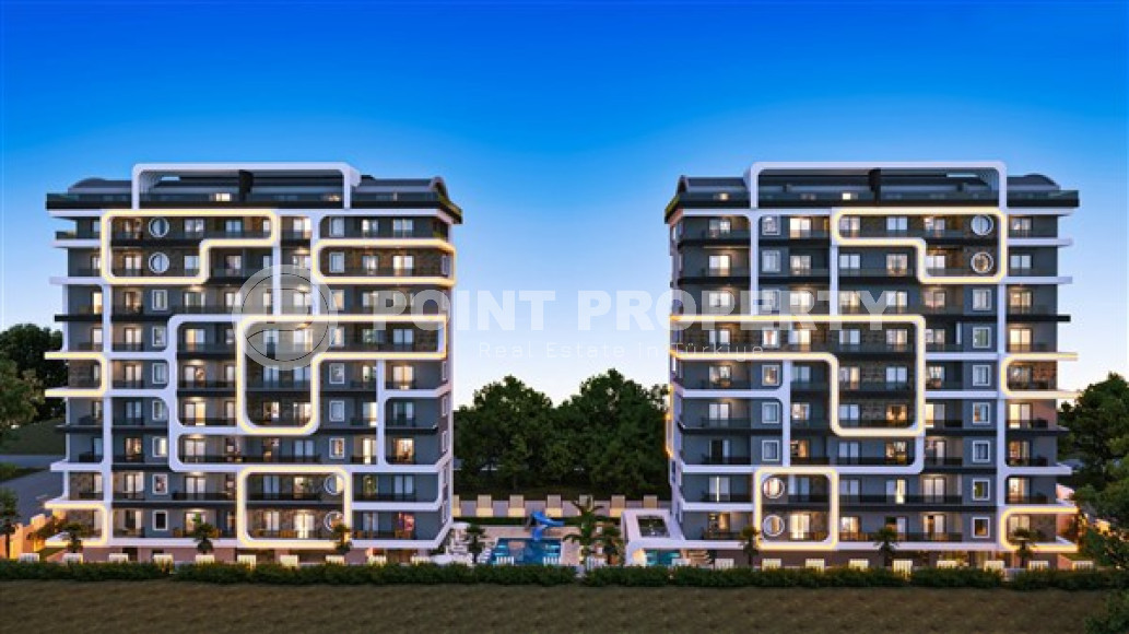 Квартиры, 45-205м², в комплексе на начальном этапе строительства в Махмутларе, Алания, в 200м от моря-id-2153-фото-51