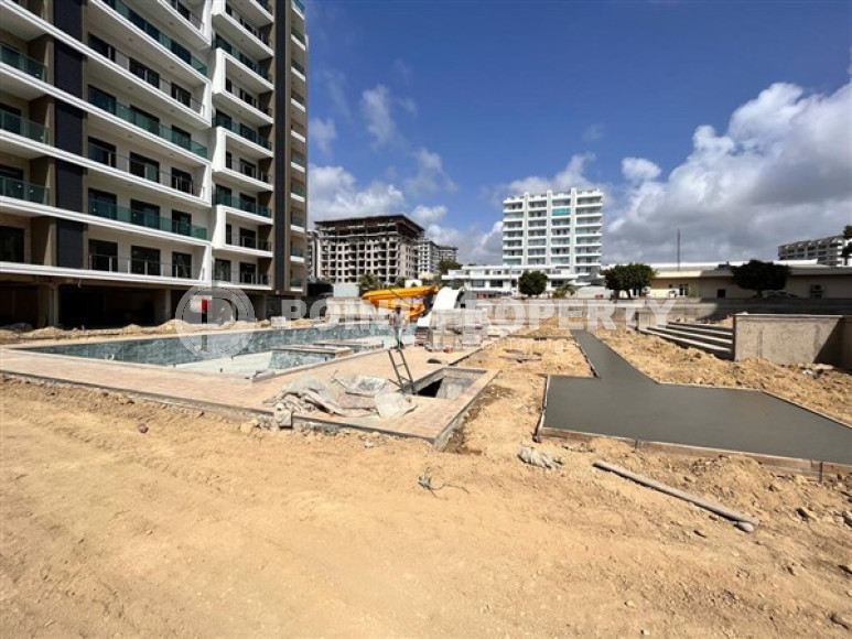 Меблированная квартира 1+1, 60м² в комплексе на этапе ввода в эксплуатацию, в Авсалларе, Алания-id-2154-фото-6