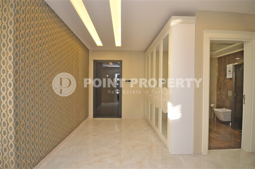 Стильная квартира с двумя спальнями, 115м² в новом элитном комплексе в районе Каргыджак, Алания-id-2159-фото-4