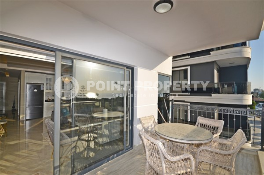 Стильная квартира с двумя спальнями, 115м² в новом элитном комплексе в районе Каргыджак, Алания-id-2159-фото-12