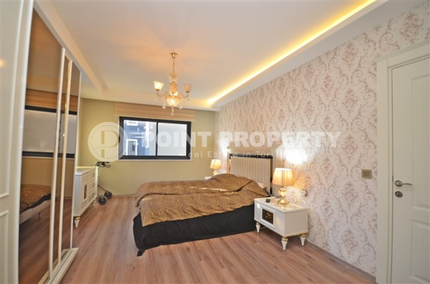 Стильная квартира с двумя спальнями, 115м² в новом элитном комплексе в районе Каргыджак, Алания-id-2159-фото-14