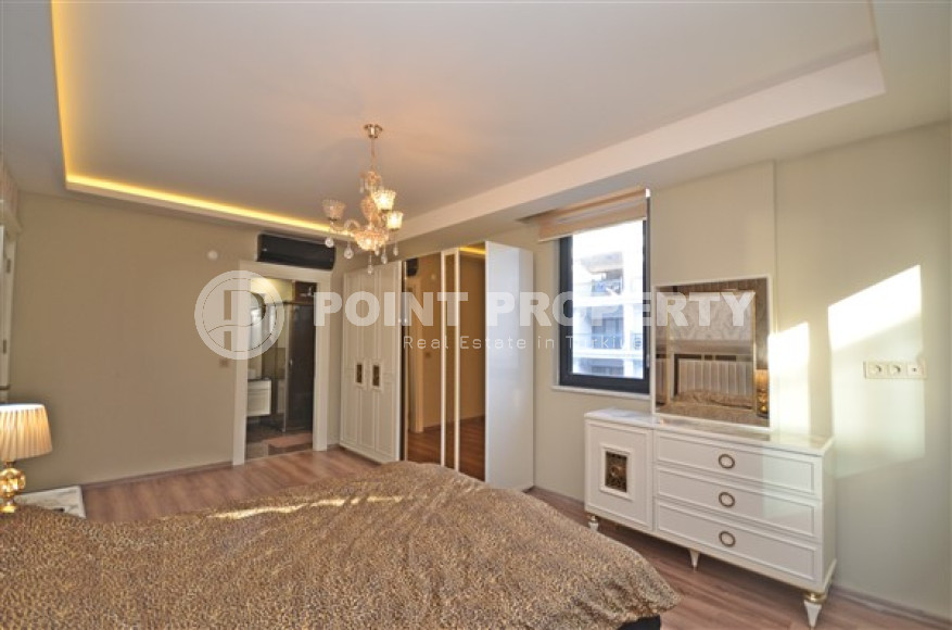 Стильная квартира с двумя спальнями, 115м² в новом элитном комплексе в районе Каргыджак, Алания-id-2159-фото-17